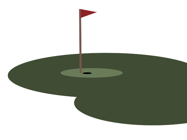 Golf hul